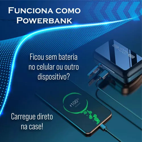 Fone De Ouvido F9-5 Bluetooth 5.3 - Original Power Bank